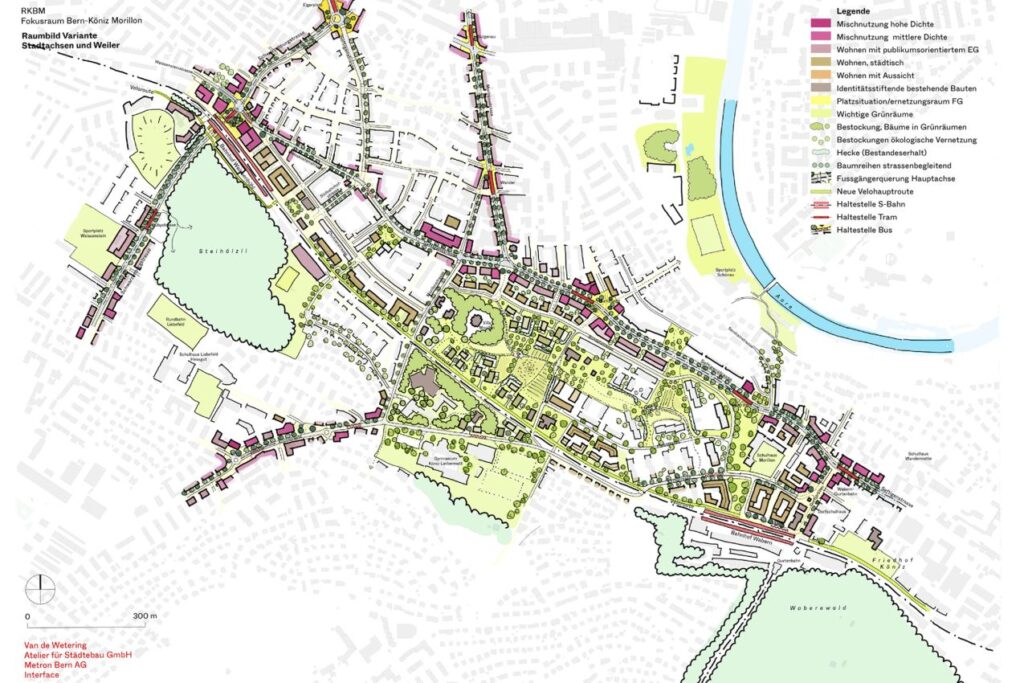 Étude sur le secteur Morillon, Parties mobilité et espaces libres